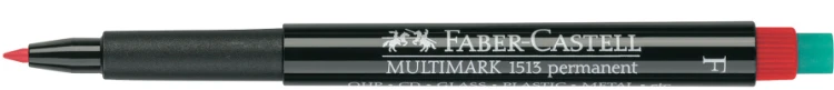 MULTIMARK OHP PERMANENTNY F CZERWONY FABER-CASTELL