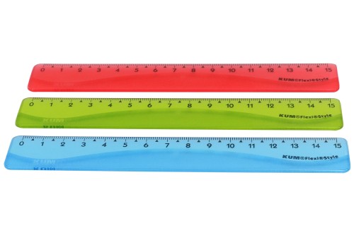 LINIJKA 15cm FLEXI STYLE KUM