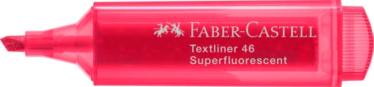 ZAKREŚLACZ 1546 CZERWONY FABER-CASTELL