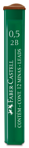 WKŁAD GRAFITOWY 0,5MM 2B FABER-CASTELL