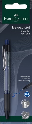 DŁUGOPIS AUTOMATYCZNY ŻELOWY BEYOND 0.7 MM NIEBIESKI BLISTER FABER-CASTELL
