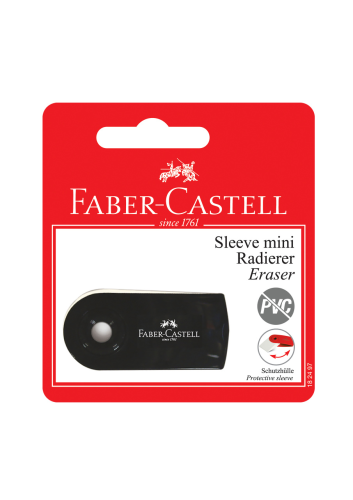 GUMKA SLEEVE MINI MIX KOL. 1 SZT. BLISTER FABER-CASTELL