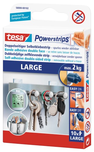 PLASTRY SAMOPRZYLEPNE TESA POWERSTRIPS 10 SZT.