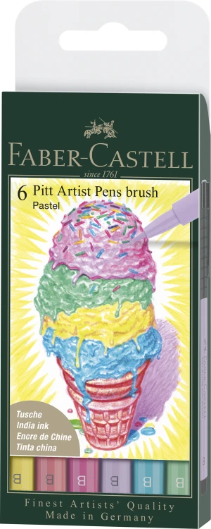 PITT ARTIST PEN PASTEL ETUI 6 SZT. FABER-CASTELL