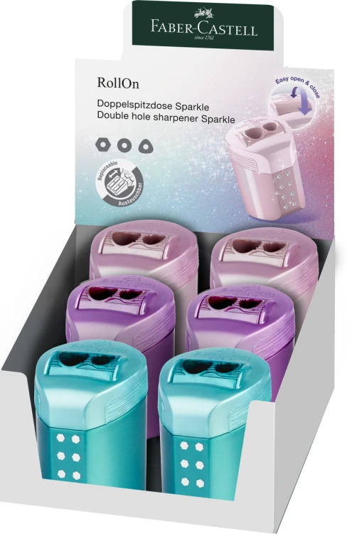 TEMPERÓWKA PODWÓJNA RollOn SPARKLE FABER-CASTELL