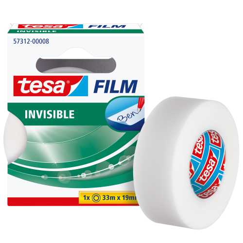 TAŚMA BIUROWA TESAFILM INVISIBLE MLECZNA 33M X 19MM