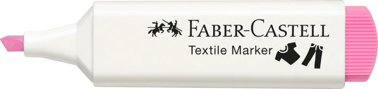 MARKER DO TKANIN RÓŻOWY FABER-CASTELL