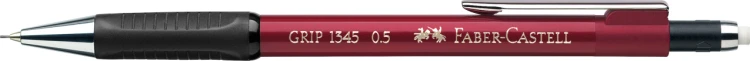 OŁÓWEK AUTOMATYCZNY GRIP 1345 0,5MM CZERWONY METALICZNY FABER-CASTELL