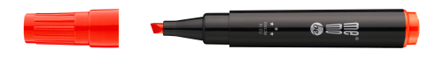 Marker permanentny M201 MemoBe końcówka ścięta 1-4 mm czerwony