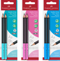 OŁÓWEK JUMBO GRIP TWO TONE 2 SZT.  BLISTER FABER-CASTELL