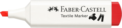 MARKER DO TKANIN CZERWONY FABER-CASTELL