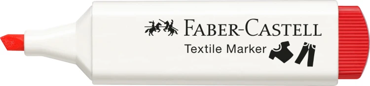 MARKER DO TKANIN CZERWONY FABER-CASTELL