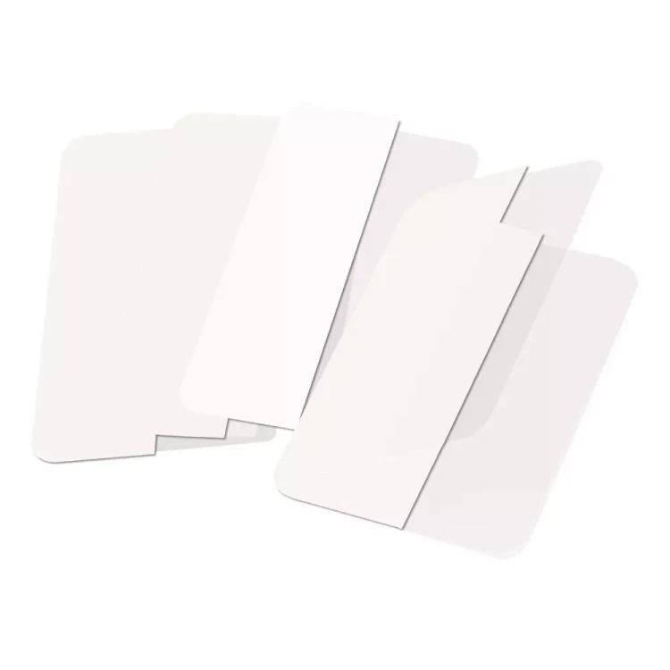 ZAKŁADKI INDEKSUJĄCE DJOIS x 3L BIAŁE 24 SZT. DWUSTRONNE 12X40MM