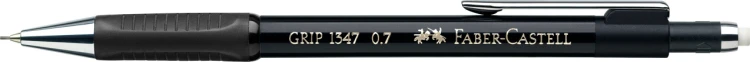 OŁÓWEK AUTOMATYCZNY GRIP 1347 0,7MM CZARNY METALICZNY FABER-CASTELL