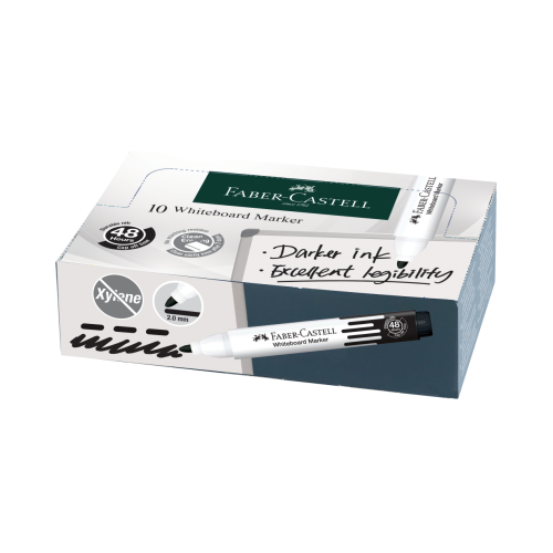 MARKER DO TABLIC SUCHOŚCIERALNYCH CZARNYKOŃCÓWKA OKRĄGŁA FABER-CASTELL