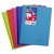 ZESZYT KOVERBOOK W OKŁADCE Z PP, A4+ (22,3X29,7CM), W KRATKĘ Z MARGINESEM, Z PERFORACJĄ, 80 KARTEK, MIX KOLORÓW  CLAIREF