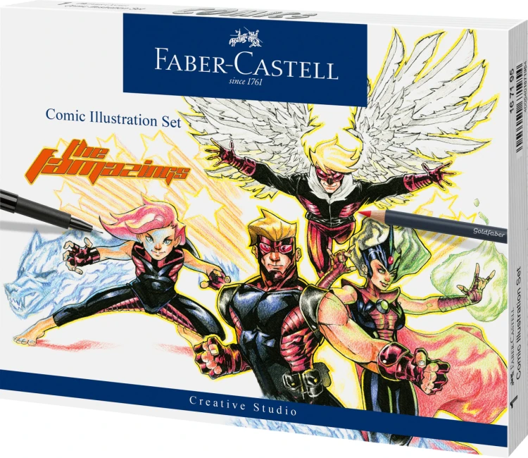 ZESTAW DO RYSOWANIA KOMIKSÓW 15-EL."THE FAMAZINGS" FABER-CASTELL