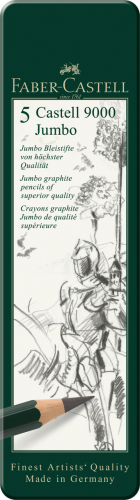 ZESTAW OŁÓWKÓW CASTELL 9000 JUMBO 5 SZT. FABER-CASTELL