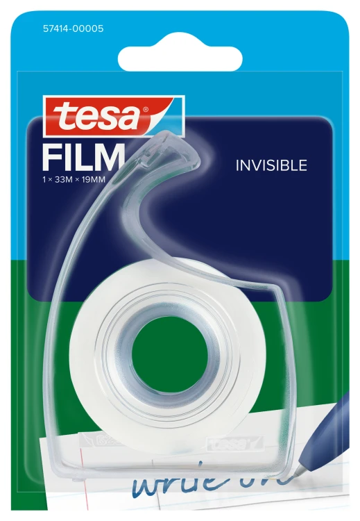 TAŚMA BIUROWA TESAFILM INVISIBLE 33M X19MM + DYSPENSER EASY CUT
