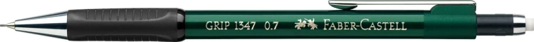 OŁÓWEK AUTOMATYCZNY GRIP 1347 0,7MM ZIELONY METALICZNY FABER-CASTELL