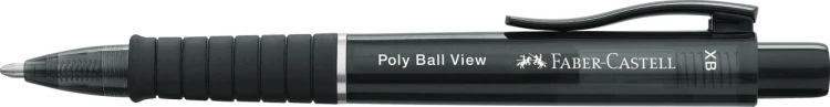 DŁUGOPIS POLY BALL VIEW CZARNY FABER-CASTELL