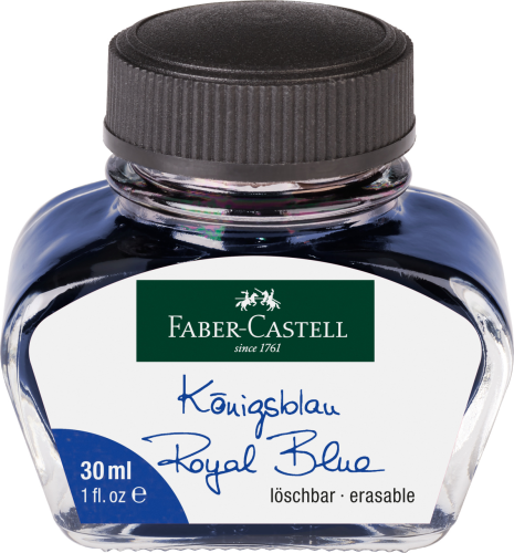 ATRAMENT NIEBIESKI WYMAZYWALNY 30ml FABER-CASTELL