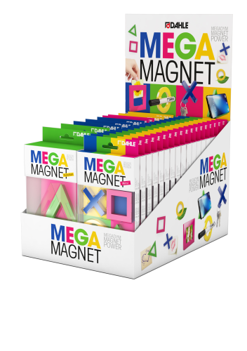 DISPLAY MEGA MAGNETS, 2x DELTA, CIRCLE, SQUARE, 3xCROSS, 18X ZESTAW 4 MINI DAHLE