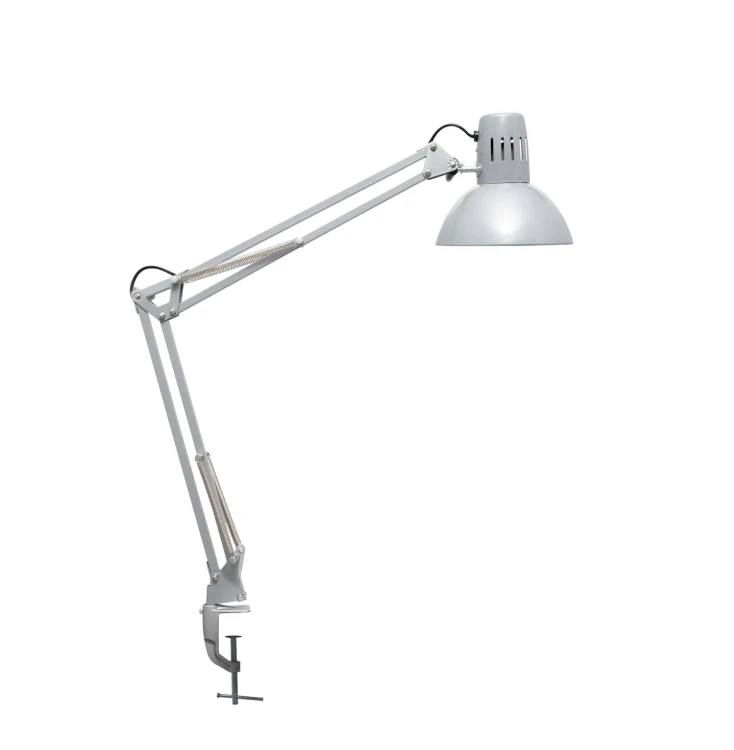 LAMPA BIURKOWA Z KLIPSEM MAULstudy, SREBRNA