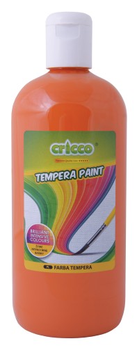 FARBA TEMPERA CRICCO 500ML POMARAŃCZOWA