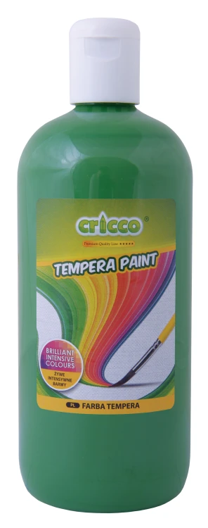 FARBA TEMPERA CRICCO 500ML ZIELONA