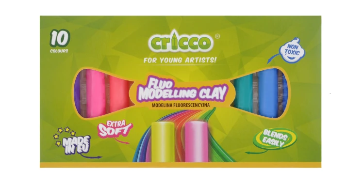 MODELINA FLUORESCENCYJNA CRICCO 10-KOL.