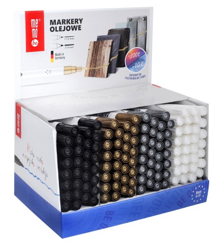 DISPLAY NALADOWY MEMOBE -MARKERY OLEJOWE 120 SZT.