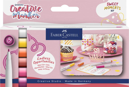 PISAK KREATYWNY GOLDFABER 1.5 ZESTAW 6 KOL. SWEET MOMENTS  FABER-CASTELL