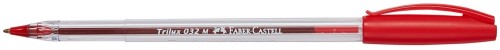 DŁUGOPIS TRILUX 032 CZERWONY FABER-CASTELL