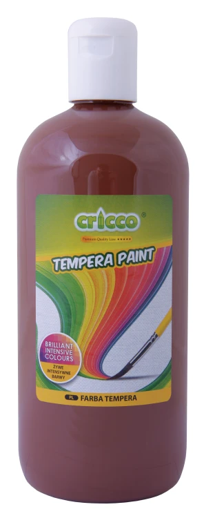 FARBA TEMPERA CRICCO 500ML BRĄZOWA