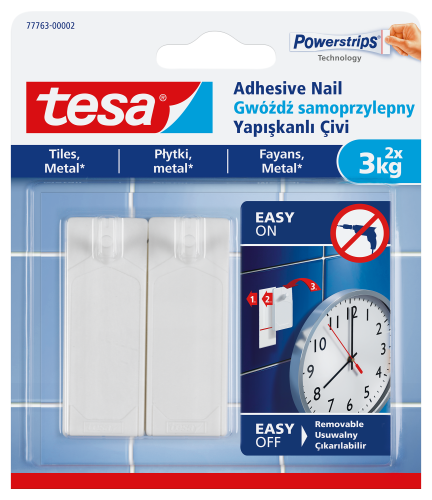 GWÓŹDŹ SAMOPRZYLEPNY DO PŁYTEK TESA 3KG BIAŁY