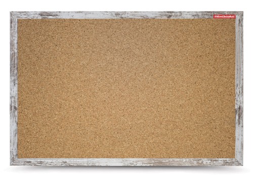 TABLICA KORKOWA 60x40 cm W RAMIE DEKORACYJNEJ OBRAZOWEJ RUSTYKALNEJ
