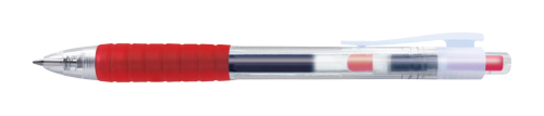DŁUGOPIS AUTOMATYCZNY ŻELOWY FAST GEL   0,7 MM CZERWONY FABER-CASTELL
