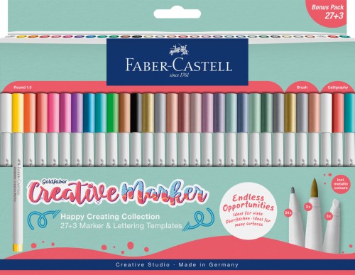 PISAK KREATYWNY GOLDFABER 1.5 ZESTAW 30 KOL. FABER-CASTELL