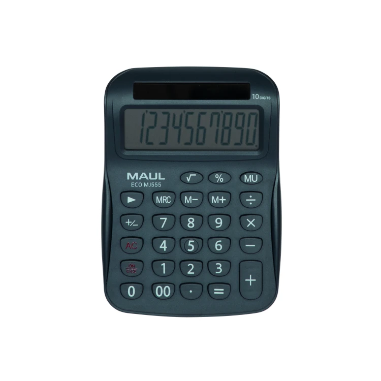 KALKULATOR BIURKOWY ECO MJ 555,10-POZYCYJNY, SZARY MAUL