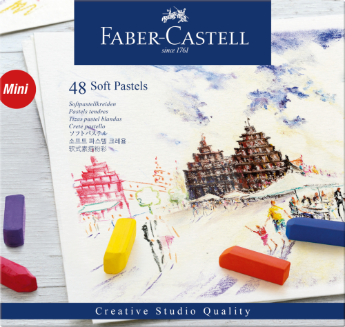 CREATIVE STUDIO MINI PASTELE SUCHE 48 SZT. OP. KARTONOWE FABER-CASTELL