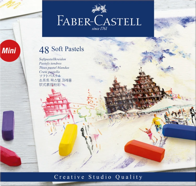 CREATIVE STUDIO MINI PASTELE SUCHE 48 SZT. OP. KARTONOWE FABER-CASTELL