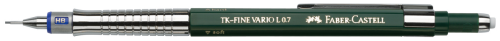OŁÓWEK AUTOMATYCZNY TK-FINE VARIO L 0,7MM W PLASTIKOWYM ETUI FABER-CASTELL