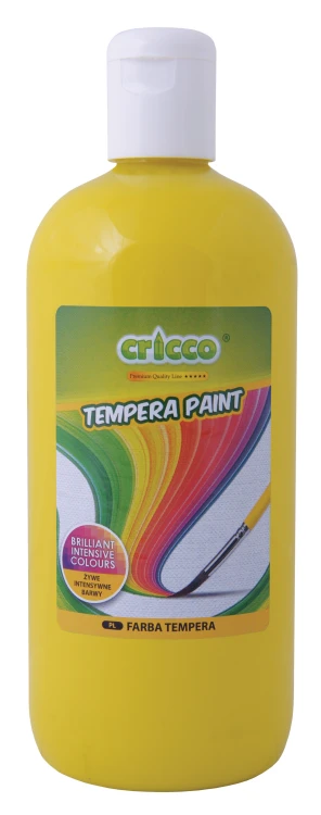 FARBA TEMPERA CRICCO 500ML ŻÓŁTA