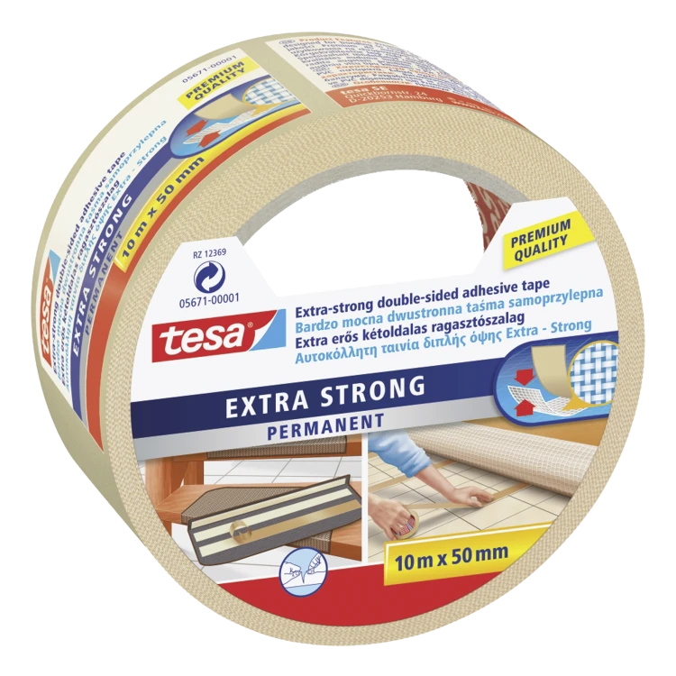 TAŚMA TESA DWUSTRONNA EXTRA STRONG 10M x 50MM