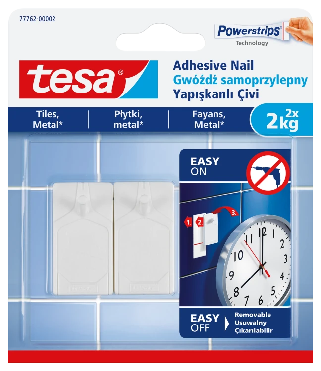 GWÓŹDŹ SAMOPRZYLEPNY DO PŁYTEK TESA 2KG BIAŁY