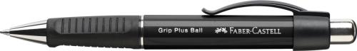 DŁUGOPIS GRIP PLUS 1407 CZARNY METALIK FABER-CASTELL
