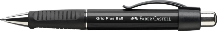 DŁUGOPIS GRIP PLUS 1407 CZARNY METALIK FABER-CASTELL