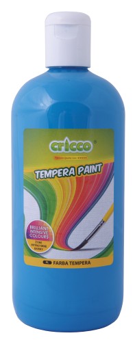 FARBA TEMPERA CRICCO 500ML JASNA NIEBIESKA