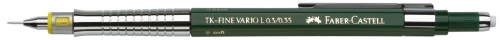 OŁÓWEK AUTOMATYCZNY TK-FINE VARIO L 0,35MM W PLASTIKOWYM ETUI FABER-CASTELL